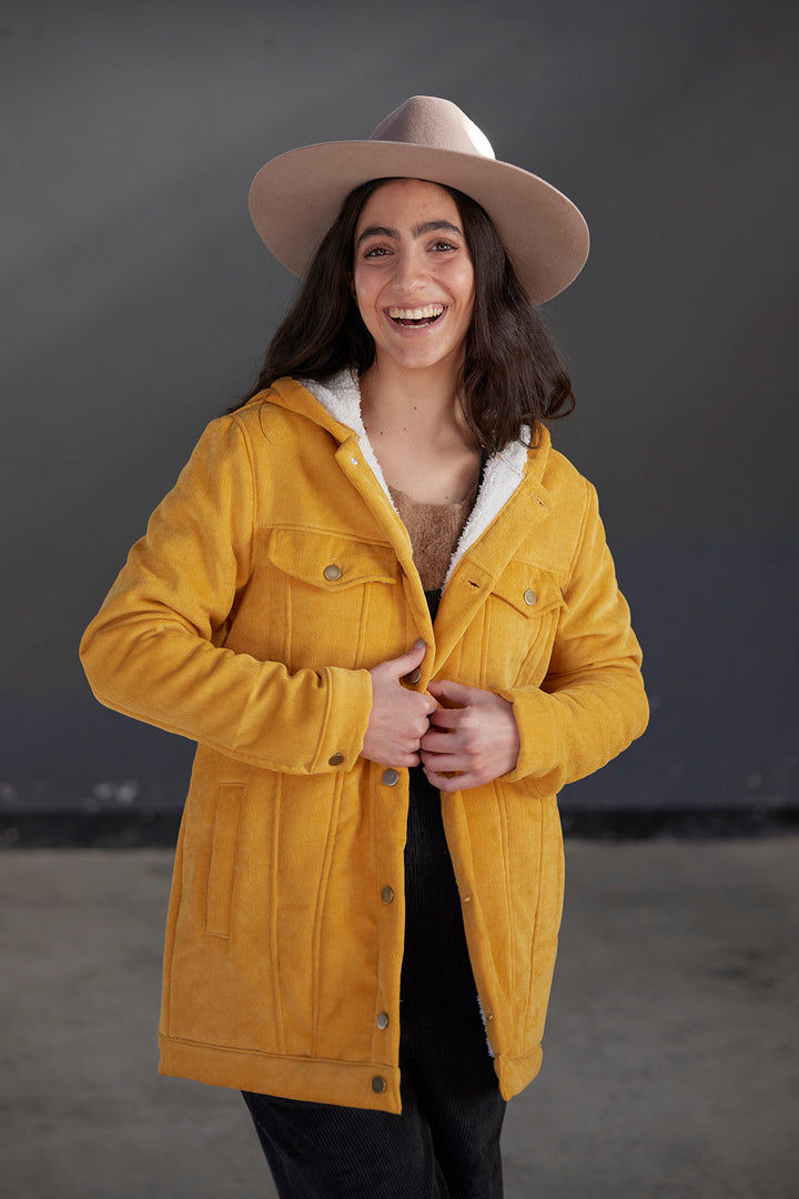Yellow Chiporro Cotelé Jacket