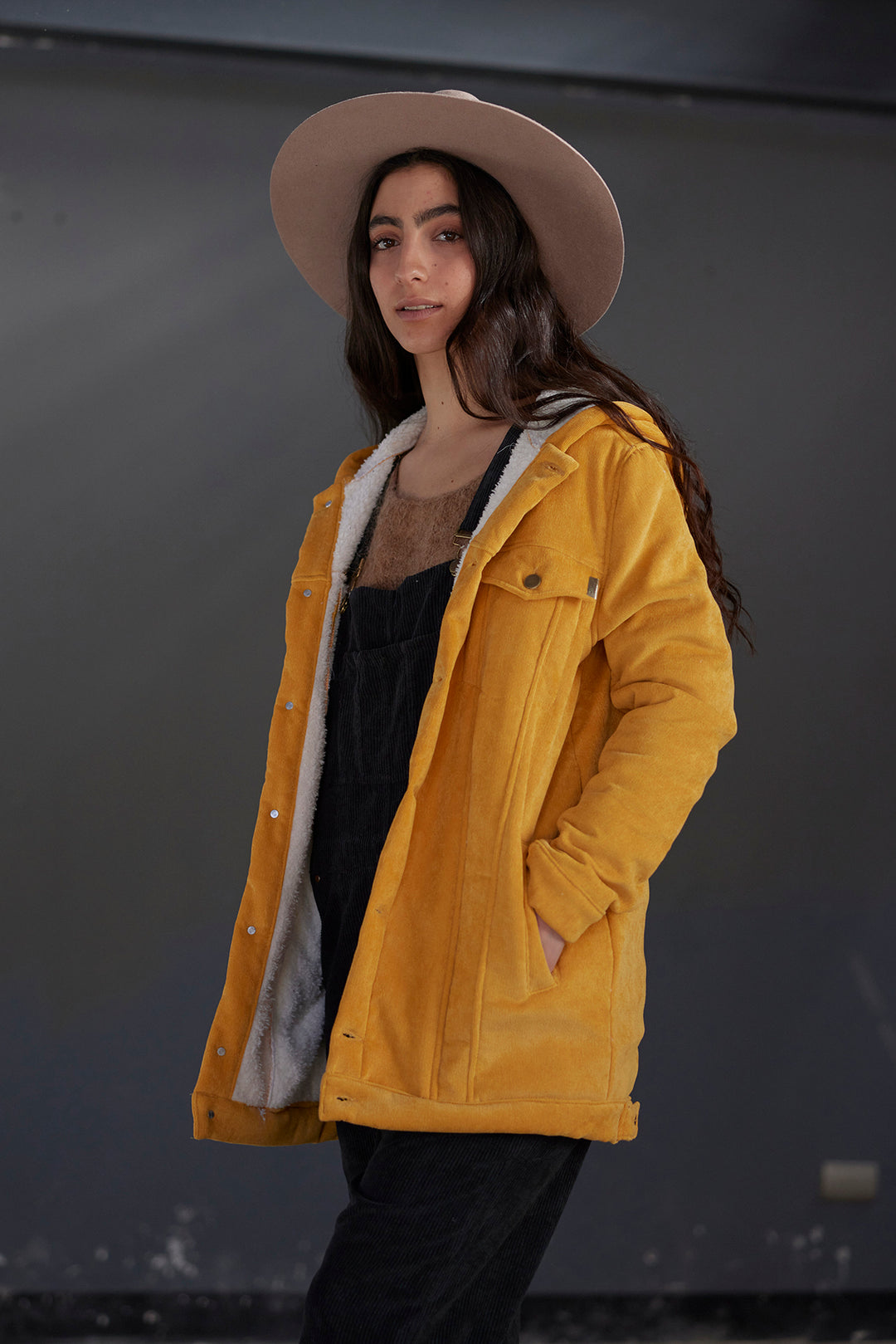 Yellow Chiporro Cotelé Jacket