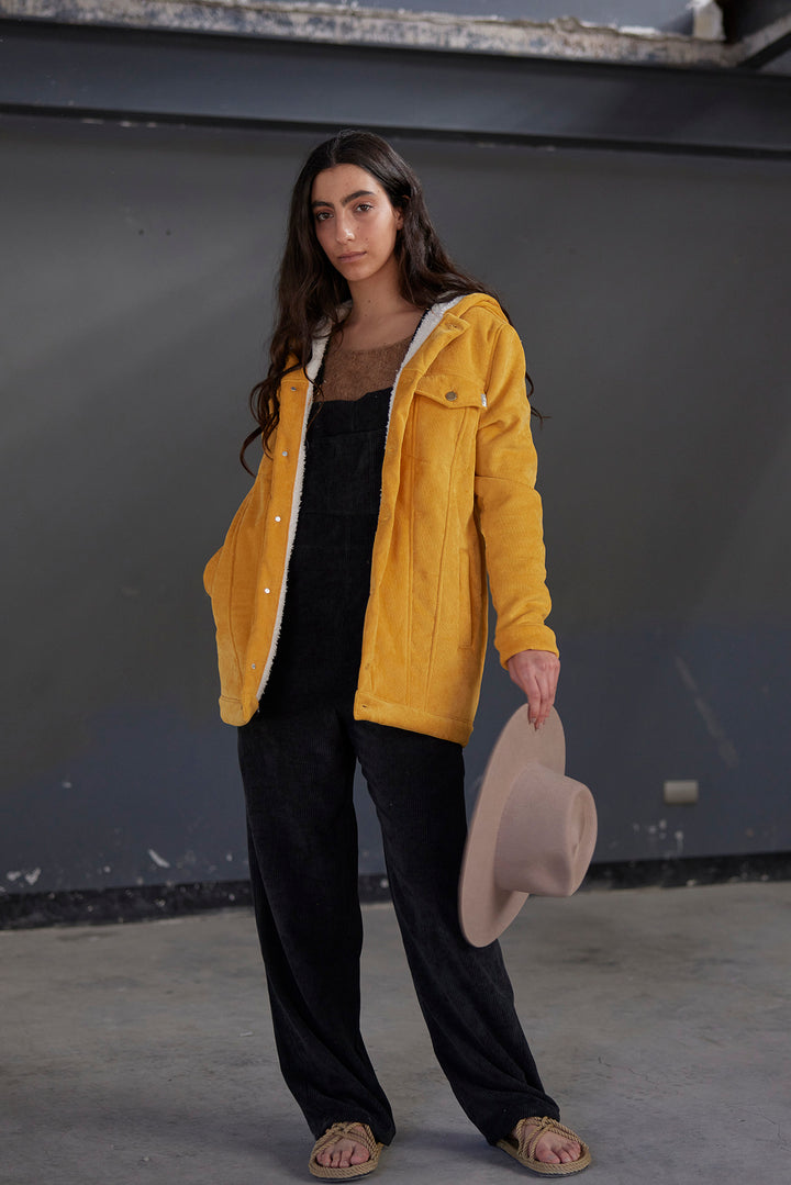 Yellow Chiporro Cotelé Jacket