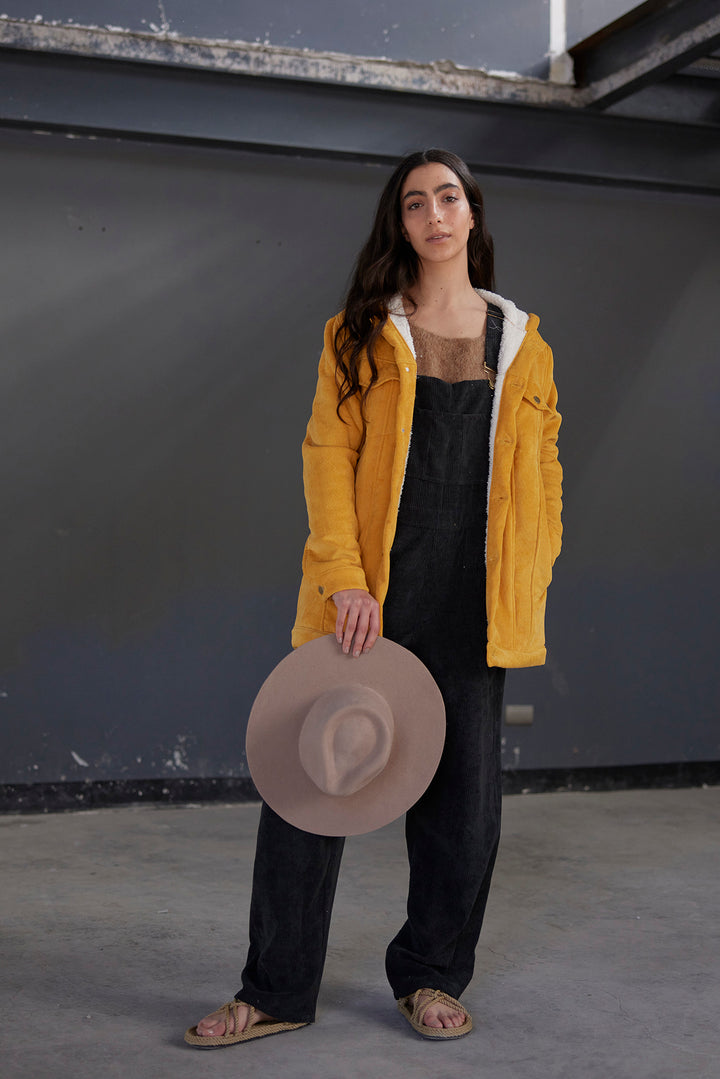 Yellow Chiporro Cotelé Jacket